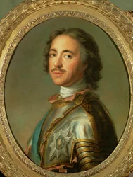 Tsar Peter den store (målning på duk)
