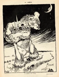 Illustration för tidskriften "Le Rire Rouge"