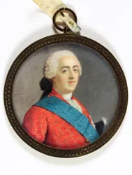 Ludvig XV, kung av Frankrike (emalj)