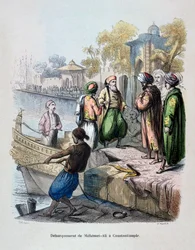Mahomet Ali anländer till Konstantinopel, c1847.
