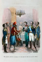 Möte mellan Ibrahim Pacha och överste Faudoa, Egypten, 1828 1847