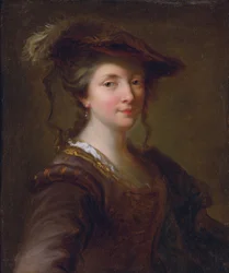 Louise Julie de Mailly-Nesle, Comtesse de Mailly (1710-1751) (Mailly Nesle) - en favorit hos Ludvig XV - Alexis Grimou (1678-1733). Olja på duk Storlek: 57,2 x 48,3 cm Privat samling
