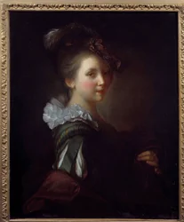 Porträtt av kvinnamålning av Jean Alexis Grimou (1680-1740) 1700-talets Toulouse, Musee des Augustins