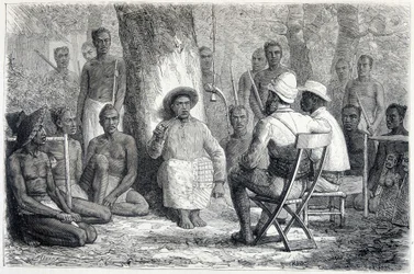 Cameron Expedition besök i Kattendé - i Around the World