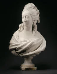 Byst av Anne-Marie-Louise Thomas de Domangeville de Sérilly, grevinna av Pange, 1780