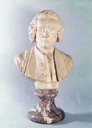 Byst av Jean-Jacques Rousseau (1712-78) (marmor)