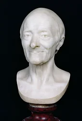Byst av Voltaire (1694-1778) utan peruk, 1778