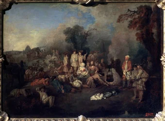 Bivack, c1710