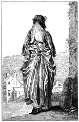Fransk kostym, 1885.