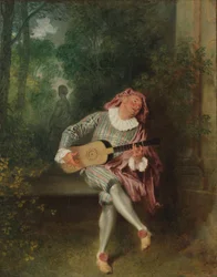 Mezzetin, ca 1718-20 (olja på duk)