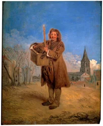 Savoyard med ett murmeldjur, 1716.