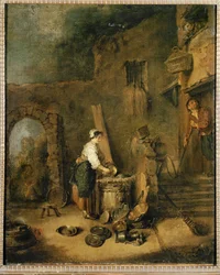 Kocken (målning på duk)