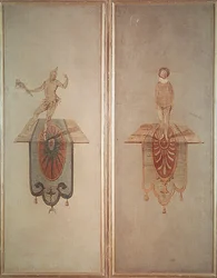 Pierrot (till höger) och Fou (till vänster)