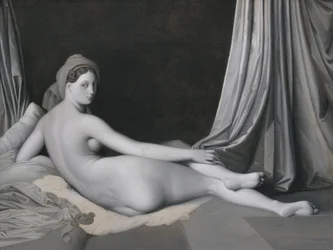 Odalisque in Grisaille, ca 1824–1834 (olja på duk)