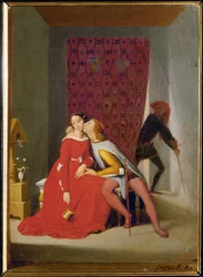 Paolo och Francesca (olja på duk)