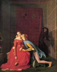 Paolo och Francesca, 1819.