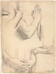 Study of Hands, 1842.