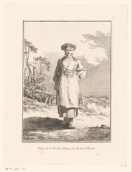 Ung kvinna från Ingermanland (Ingrie) Femme de la province d