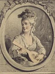 Madame Huet, gravyr av Gilles Demarteau