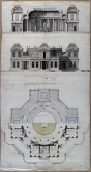 Pavilion Water palace Chateau dEau i Strelna, 1717