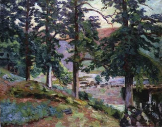La Creuse, Limousin, ca 1910 (olja på duk)