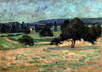 Landskap i Ile de France, ca 1895 (olja på duk)
