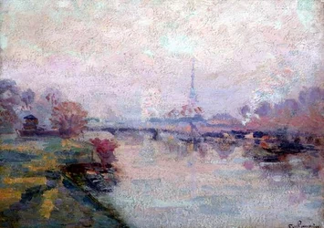 Seinen i Paris (olja på duk)