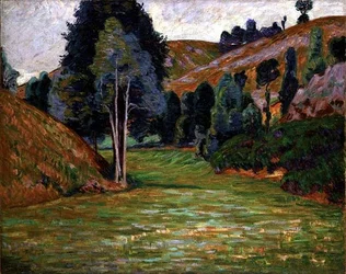 Vale at Pontgibaud, ca 1890 (olja på duk)