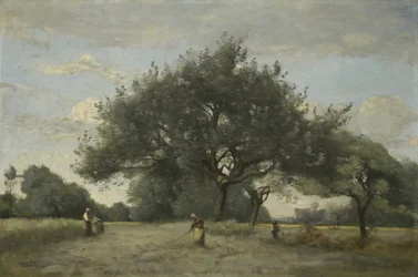 Äppelträd på ett fält, c.1865?-70