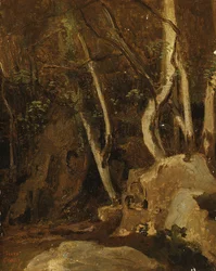 Vid Civita Castellana, Wooded Rocks, 1825-28