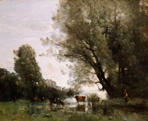 Banks of a Pond i Normandie