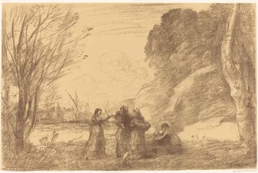 Familj på Terracina En familj på Terracina, 1871.