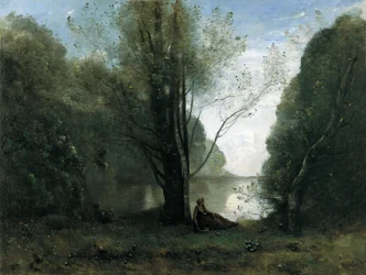 Franska: Solitude. Souvenir från Vigen, Limousin. Ensamhet. Minnesbild från Vigen, Limousin