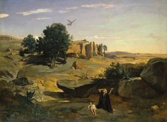 Hagar i vildmarken, 1835.