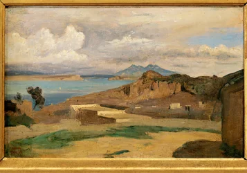 Ischia, sett från sluttningarna av berget Epomeo - Ischia, sett från ...