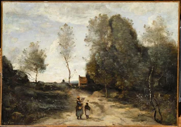 La route, The Road (målning på duk)