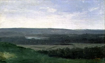 Landskap med avlägsna berg, c.1840-45
