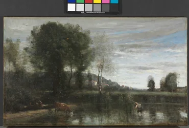 Damm vid Ville-d"Avray, sent 1860-tal