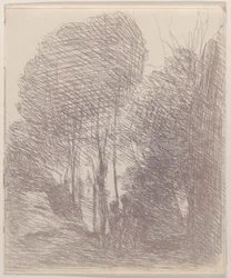 Souvenir från Villa Pamphili, 1871.
