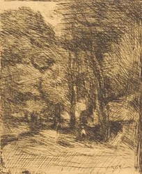 Souvenir av Bas-Breau Souvenir från Bas-Breau, 1858.