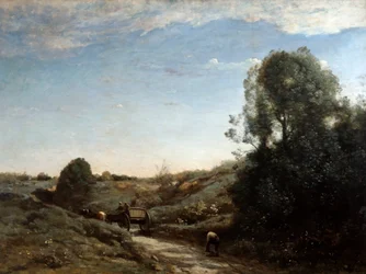 Hästkärran, minne av Marcoussis nära Montlhery, 1855