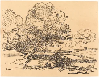 The Lonely Tower La Tour isolee, 1871.