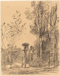 Mötet i skogen La Rencontre du bosquet, 1871.