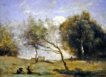 The Surroundings of the Little Farm (olja på duk)