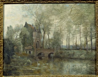 Wagnouvilles slott. Målning av Camille Corot (1796-1875)