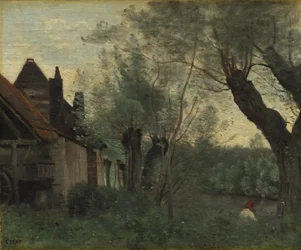 Willows and Farmhouse i Sainte-Catherine-lès-Arras
