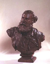 Byst av Charles Gounod (1818-93) c.1874 (brons)