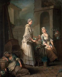 En blomsterflicka, c1795-c1799.