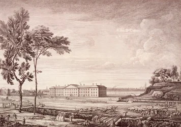 Utsikt över London Hospital i Whitechapel Road, 1753
