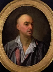 Porträtt av Denis Diderot